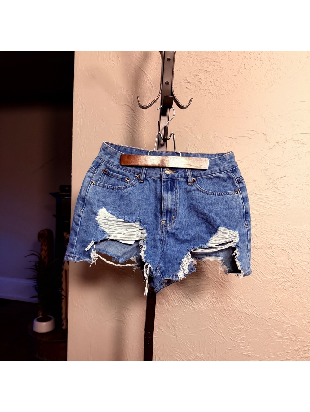 Beyoncé Cowboy Carter Tour Distressed Denim Shorts